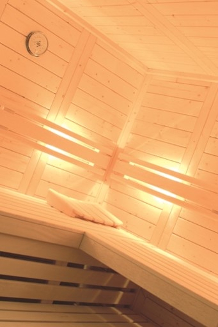 die neue Sauna in unserem Gym bietet jetzt mehr Platz neue und größere Sauna im Fitnessstudio Arabellapark München